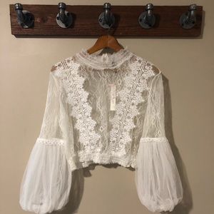 Boho lace top